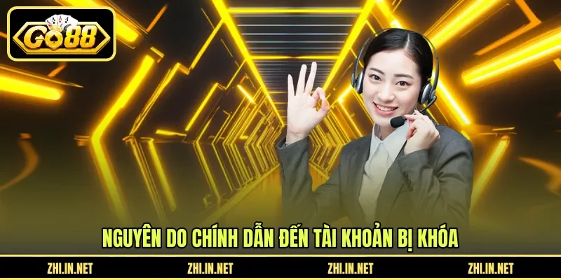 Nguyên do chính dẫn đến tài khoản bị khóa